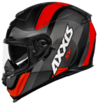Capacete Axxis Eagle sv Smart fosco Preto/Cinza/Vermelho Tam.56/s