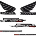 Kit Adesivos Honda Fan 150 ESDI 2011 Cinza-Metalico - Image 2