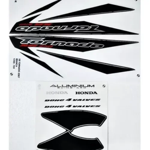 Kit Adesivos Honda Tornado 250-2007 Branca