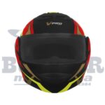 Capacete Escamoteável Protork V-pro Jet Factor fosco 58 Verm - Image 3