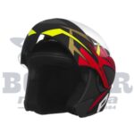 Capacete Escamoteável Protork V-pro Jet Factor fosco 58 Verm - Image 4