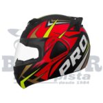 Capacete Escamoteável Protork V-pro Jet Factor fosco 58 Verm - Image 2
