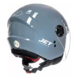 Capacete Fly Jet Hg Classic Cinza - Image 4