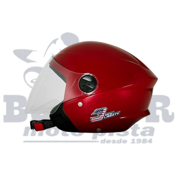 Capacete New Liberty Three Elite Vermelho Brilhante Tamanho 58 – Pro Tork - Image 3