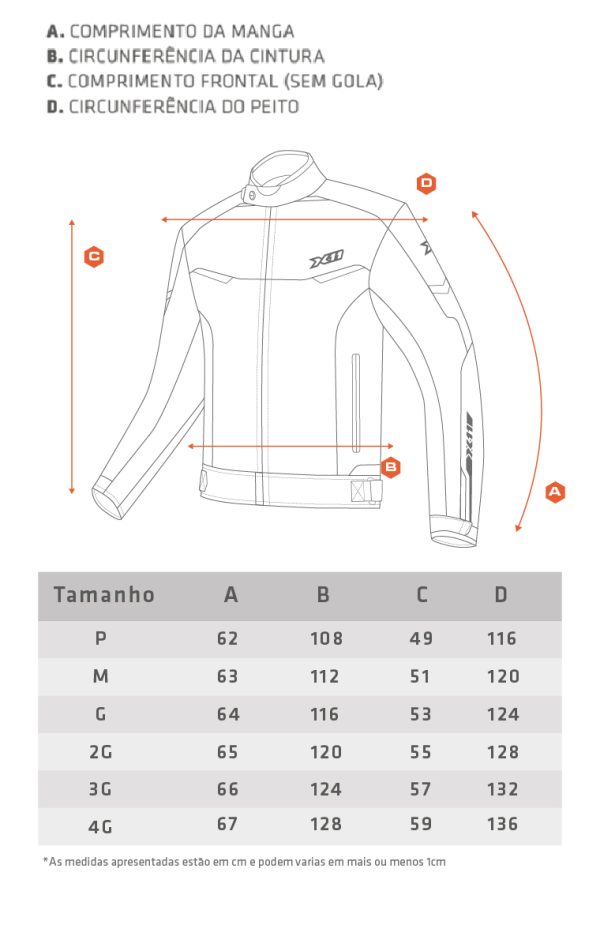 Jaqueta X11 Guard 2 PTO/Vermelho  G - Image 2