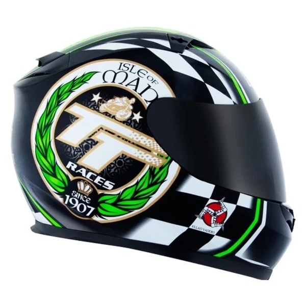 Capacete MT Manx TT Green Tam. 56 - Image 3