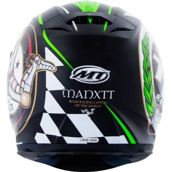 Capacete MT Manx TT Green Tam. 56 - Image 6