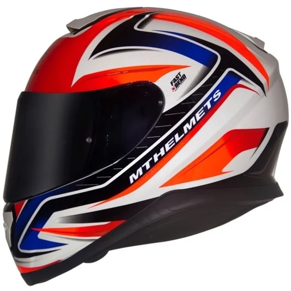 Capacete MT Thunder 3 SP-R Branco/Verm Tam. 60 - Image 3