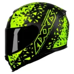 Capacete Axxis Eagle Breaking fosco black/Yellow 58M