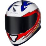 Capacete MT Thunder 3 Trex Branco/Azul Tam. 58 - Image 5