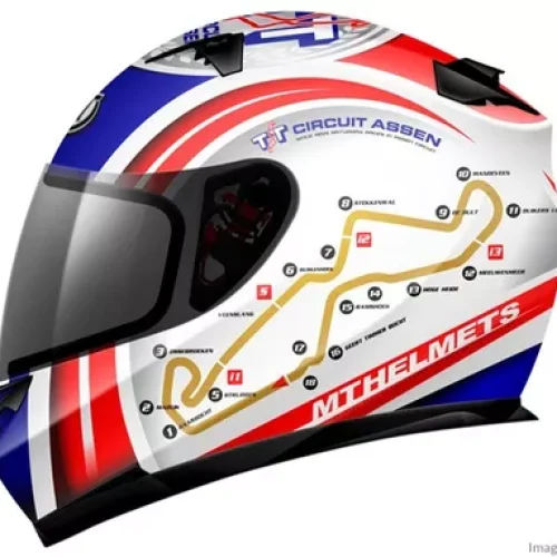 Capacete MT Assen Circuit Tam. 60