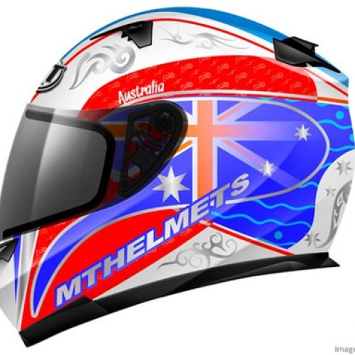 Capacete MT Australia Branco Tam. 60