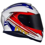 Capacete MT Thunder 3 Trex Branco/Azul Tam. 58 - Image 4