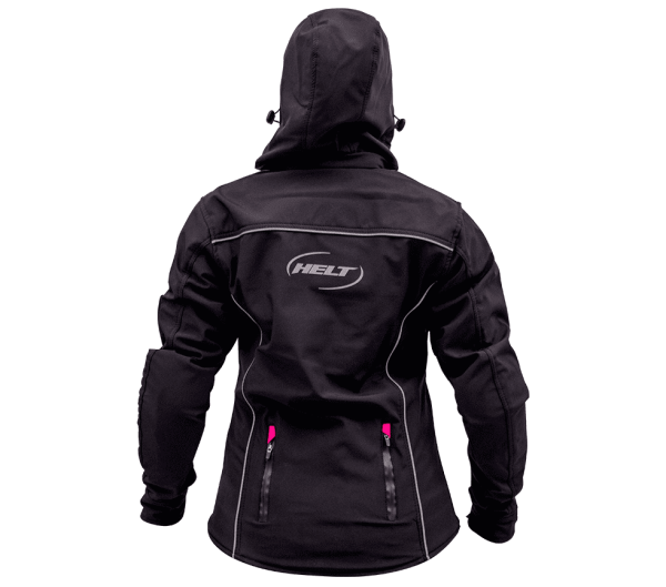 Jaqueta Helta Softshell  Preto/Rosa Tam. P - Imagem 4