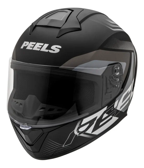 Capacete Peels Spike II Gtx Preto Fosco Grafite - Imagem 4