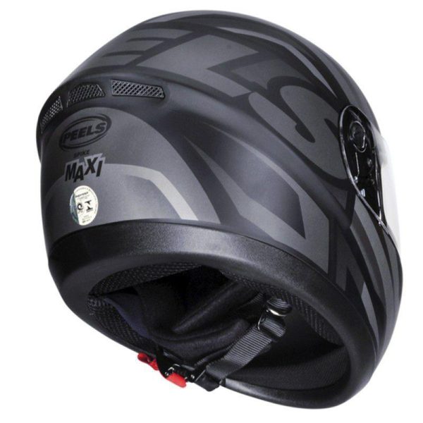 Capacete Peels Spike Maxi Preto Fosco/GRAF 56 - Image 4