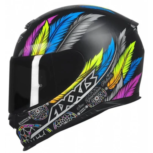 Capacete Axxis Eagle Dreams fosco Preto/Cinza Tam 58