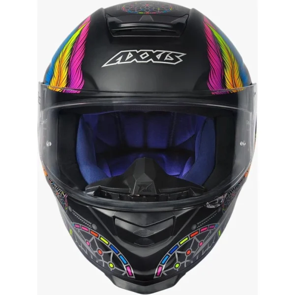 Capacete Axxis Eagle Dreams fosco Preto/Cinza Tam 58 - Image 2