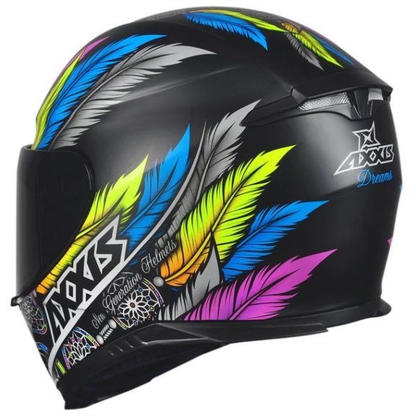 Capacete Axxis Eagle Dreams fosco Preto/Cinza Tam 58 - Image 7