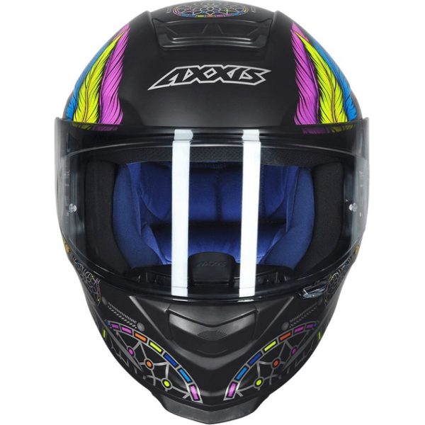 Capacete Axxis Eagle Dreams fosco Preto/Cinza Tam 58 - Image 4