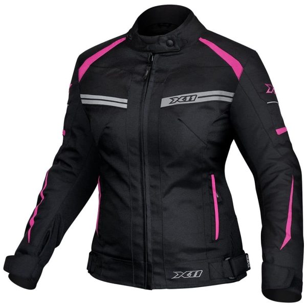 Jaqueta X11 One2 Feminina Preto/Rosa G