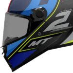 Capacete MT Helmets Stinger 2 Poun B6 Azul Fosco - Image 4