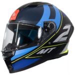 Capacete MT Helmets Stinger 2 Poun B6 Azul Fosco - Image 3