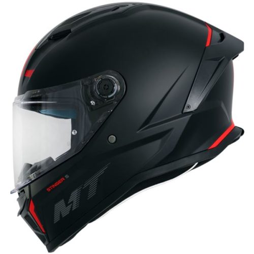 Capacete MT Helmets Stinger 2 Solid A1 Black Solid Fosco