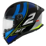 Capacete MT Helmets Stinger 2 Poun B6 Azul Fosco - Image 6