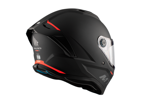 Capacete MT Helmets Stinger 2 Solid A1 Black Solid Fosco - Image 7