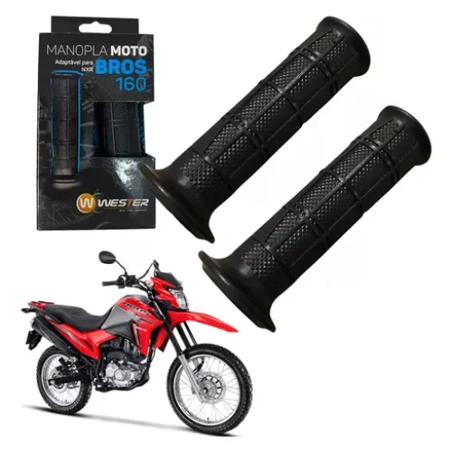 Manopla NXR160/XR250/XLR12 Gel Preto Wester Adventure II  WM1660