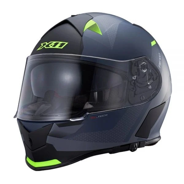 Capacete X11 Revo Vision SV Cinza/Neon Fosco 58 11080955 14899 - Image 3