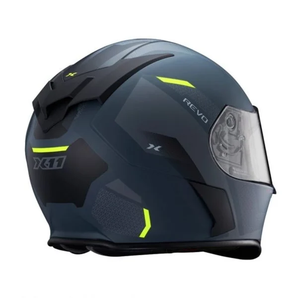 Capacete X11 Revo Vision SV Cinza/Neon Fosco 58 11080955 14899 - Image 2