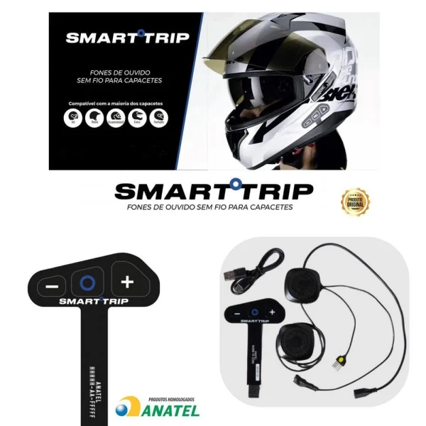 Sistema Fonia Bluetooth Smart Trip Gps Para Capacete Orignal A15990010ZZ54 - Image 2