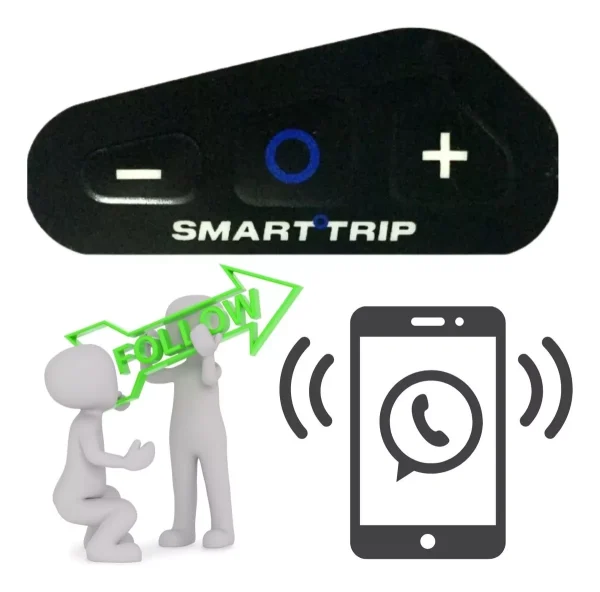 Sistema Fonia Bluetooth Smart Trip Gps Para Capacete Orignal A15990010ZZ54 - Image 7