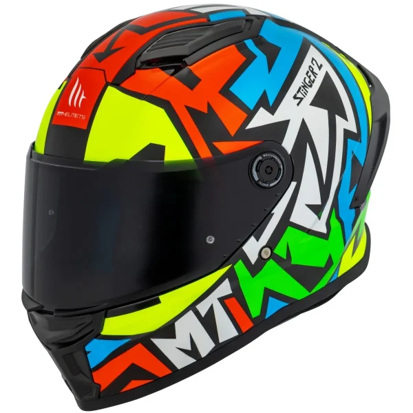 Capacete Mt Helmets Stinger 2Meld E3 Gloss Tamanho 60 - Image 2