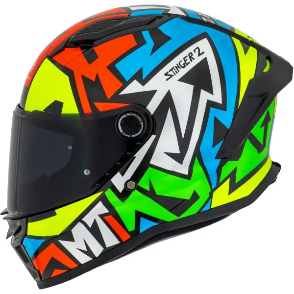 Capacete Mt Helmets Stinger 2Meld E3 Gloss Tamanho 60