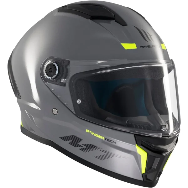 Capacete MT Helmets STinger 2 Solid A12 Cinza Tamanho L60 - Image 5