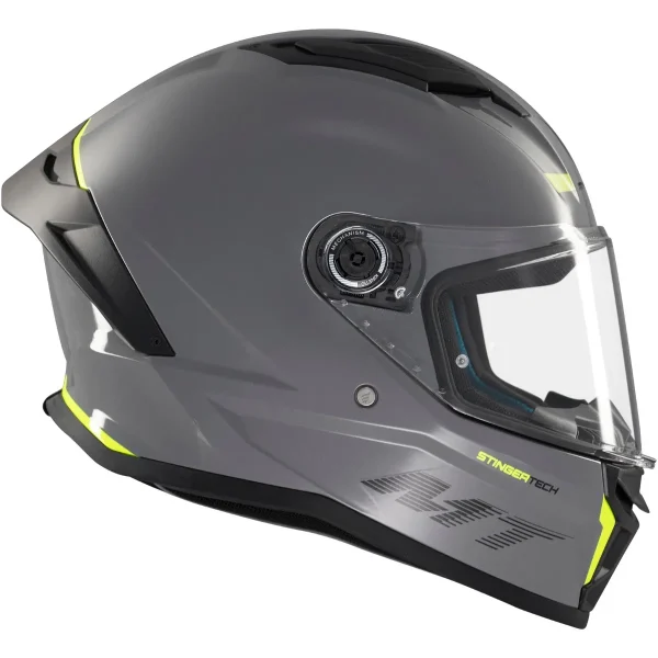 Capacete MT Helmets STinger 2 Solid A12 Cinza Tamanho L60 - Image 2