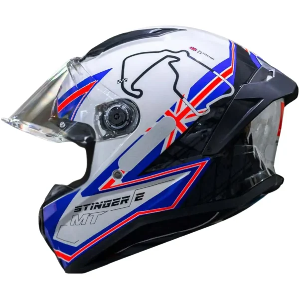 Capacete MT Helmets Stinger 2Grand Prix Reino Unido A71 - Image 2