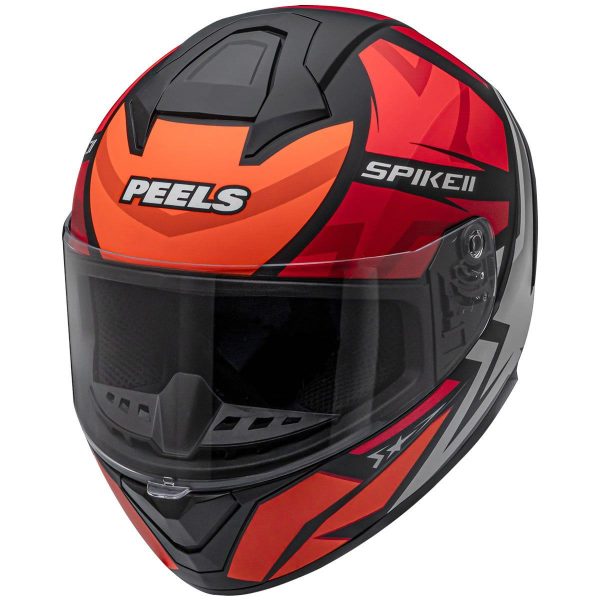 Capacete Peels SPIKE II 1ST Preto Fsc/Vermelho - Image 2