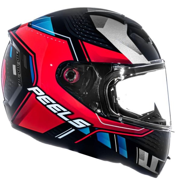 Capacete Peels Icon 23 Force C/Visor Preto/Vermelho - Image 4