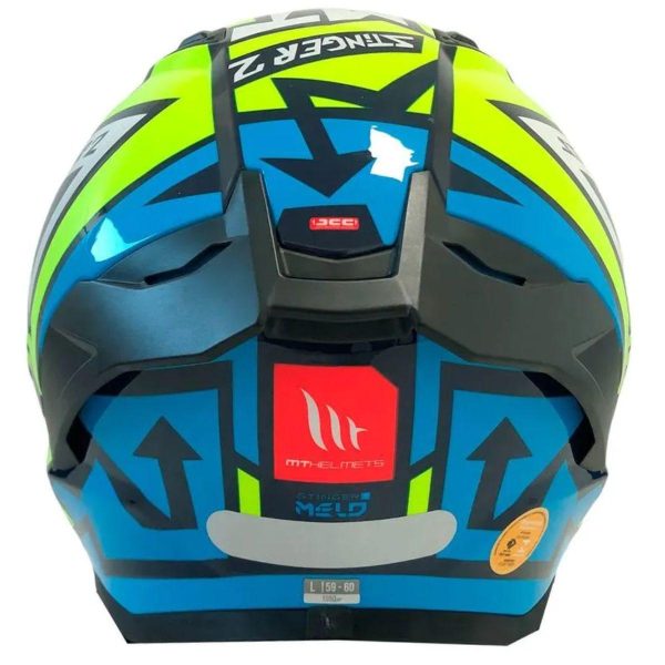 Capacete MT Helmets Stinger 2Meld C7 - Tamanho 58 - Image 4