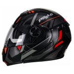 Capacete Peels U-RB2 Dynamic Preto Fsc/Vermelho 60 - Image 5