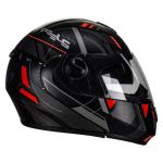 Capacete Peels U-RB2 Dynamic Preto Fsc/Vermelho 60 - Image 3