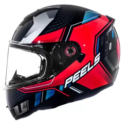 Capacete Peels Icon 23 Force C/Visor Preto/Vermelho