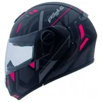 Capacete Peels U-RB2 Dynamic Preto Fsc/Pink 56 - Image 2