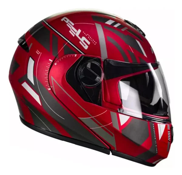 Capacete Peels U-RB2 Dynamic vermelho Fsc/Grafite 58 - Image 2