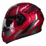 Capacete Peels U-RB2 Dynamic vermelho Fsc/Grafite 58 - Image 3