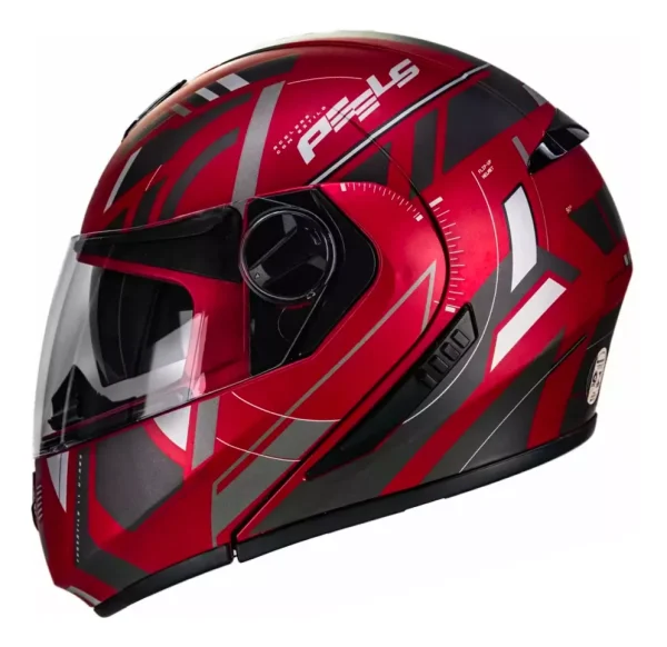 Capacete Peels U-RB2 Dynamic vermelho Fsc/Grafite 58 - Image 3